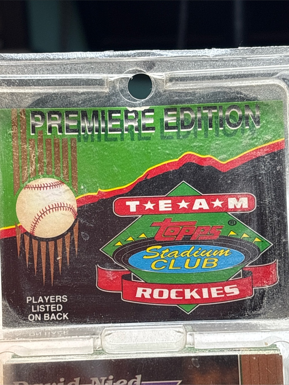 Vintage 1993 Colorado Rockies Topps Stadium Club Team Set Sealed - Picture 2 of 3